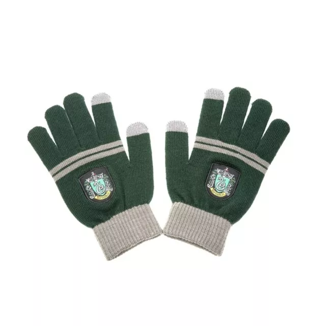 New Harry Potter Slytherin House Cosplay Costume Winter Warmth Gloves