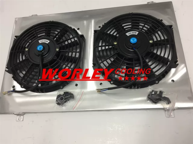 ALUMINUM Shroud & Fan FORD FALCON V8 6CYL XC XD XE XF FAIRLANE ZH/ZJ/ZK/ZL 77-86