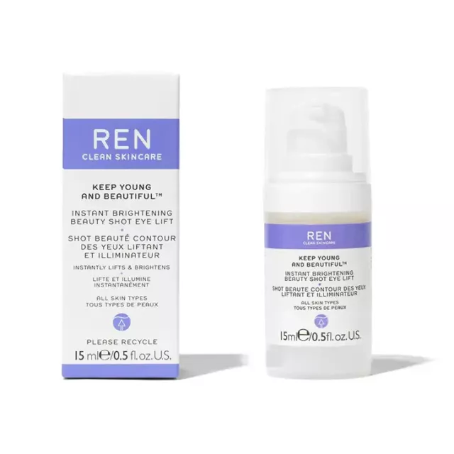 REN Keep Young and Beautiful Instant Aufhellende Beauty Shot Eye Lift 15ml