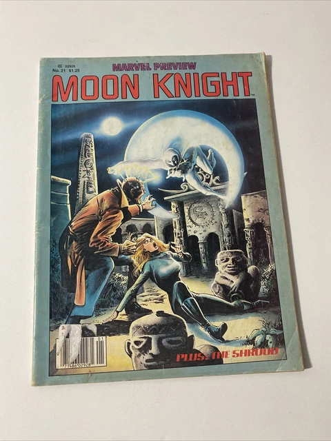 Marvel Preview #21 1st Full Solo Moon Knight 1980 Key Magazine Bill Sienkiewicz