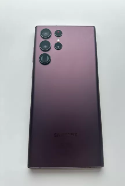 Samsung Galaxy S22 Ultra SM-S908B/DS - 256GB - Burgundy (Unlocked)