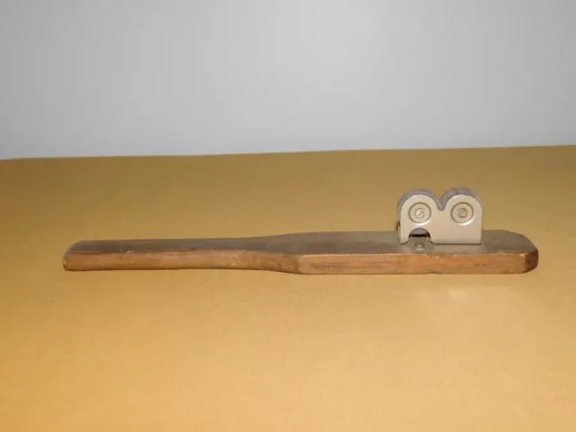 Vintage Kitchen 11" Long Ekco Chromium Plated Usa Knife Sharpener