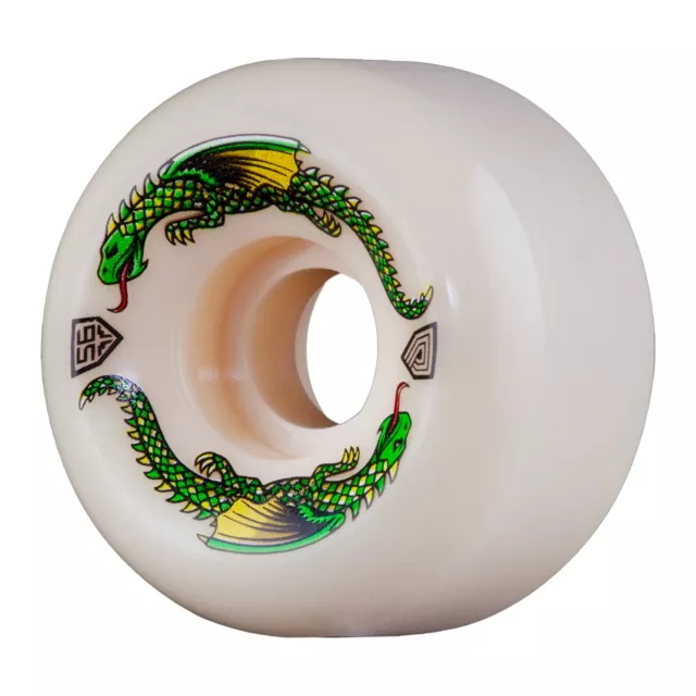 Powell Peralta Skateboardrollen Dragon Formula Green Dragon V6 Wide-Cut 56mm 93A