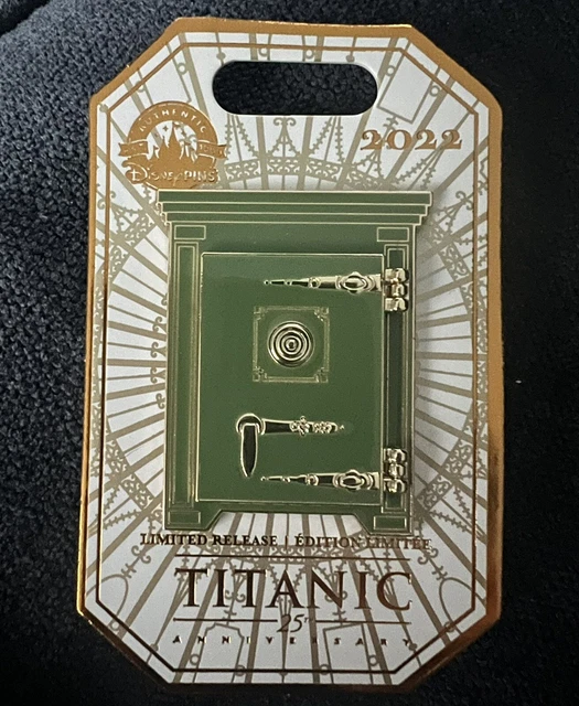 Titanic Locket Safe 25th Anniversary Pin 20th Century Fox Disney Limited Release