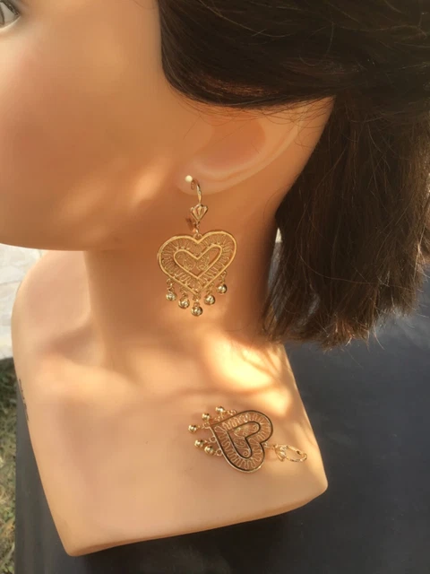 Boucles D'oreille Créoles Ovales En plaqué or Rose - Achat / Vente