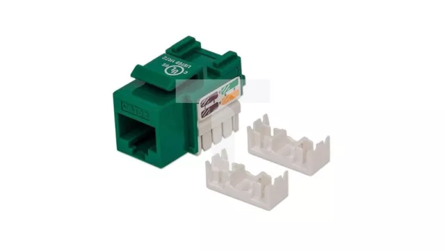 Keystone-Modul RJ45 UTP Cat5e Grün Punch-Down /T2DE