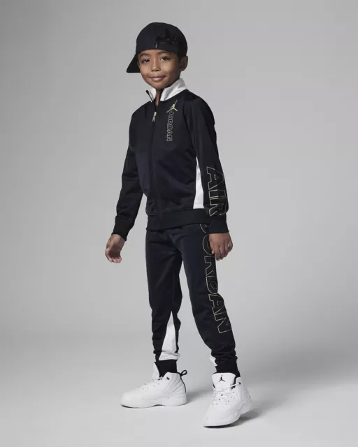Set maglia Jordan Holiday Shine tuta bambini più piccoli - nuova con etichette - XS 3-4 anni. FB9231-010
