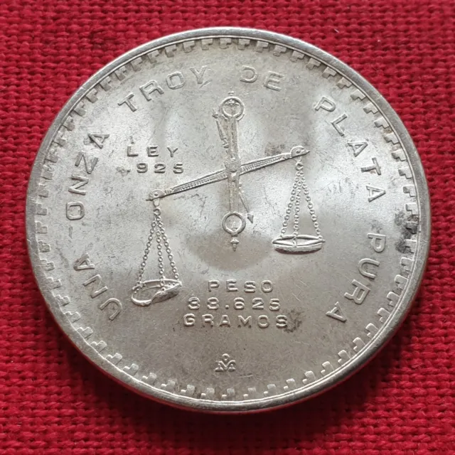 *VICUSCOIN* Mexico. 1 Onza de Plata. Casa de la Moneda. 1980