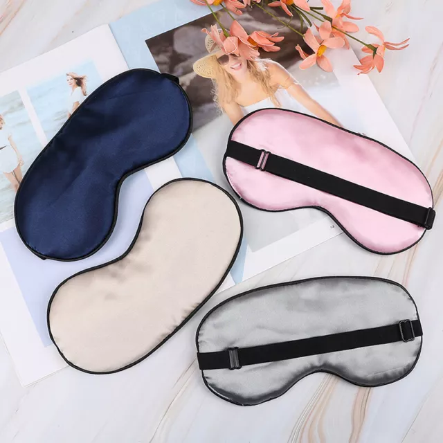 1 pcs eye mask soft padded travel night sleeping blindfold sleep aid shade cD Sb