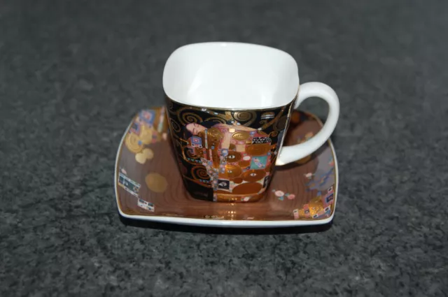 Goebel Gustav Klimt Die Erfüllung Espressotasse mit Untertasse