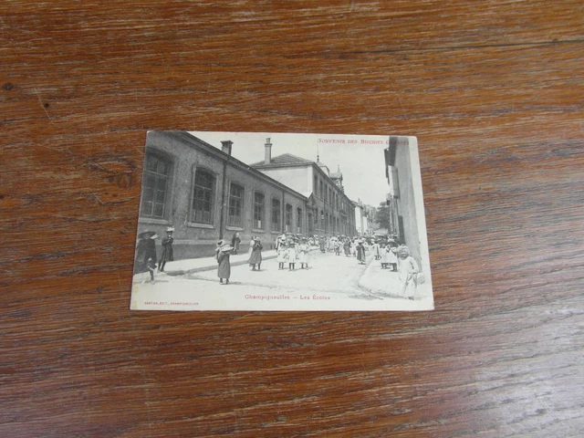 CPA ANTIQUE POSTCARD: MUSHROOMS 54 LES SCHOOLS Biscuits Georges