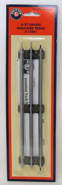 LIONEL #6-12841 O-27 Gauge Insulated Straight Track Section, C10