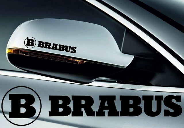 MERCEDES BRABUS SYMBOL MIRROR DECALS STICKERS GRAPHICS x 4 Any Colour £ ...