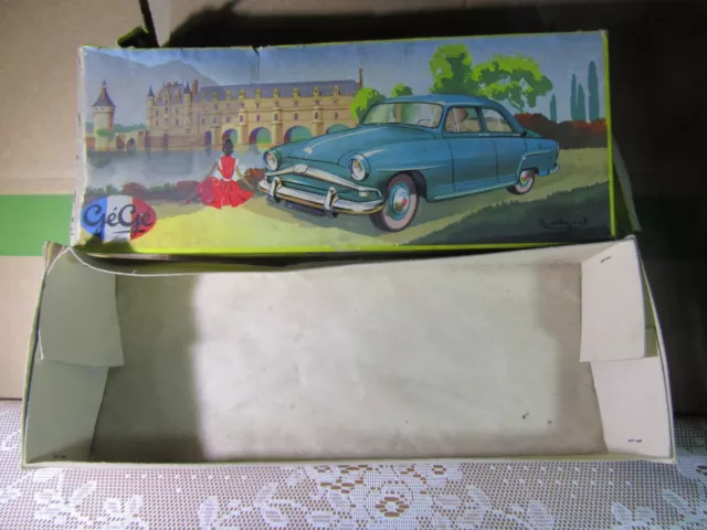 748X Selten Gege Schachtel Leere D'Original Schatulle Zerlegbar Aus Simca 9
