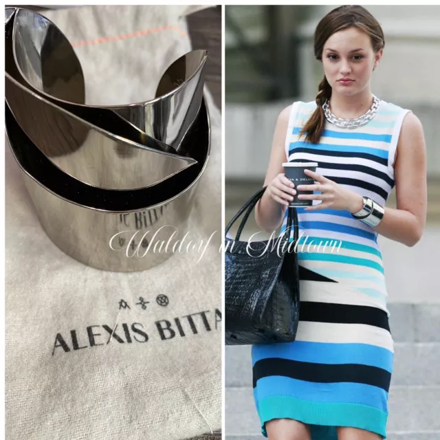 Blair Waldorf ALEXIS BITTAR CUFF SILVER