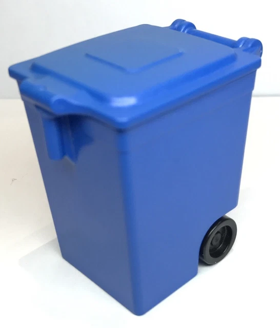 Playmobil (R5115) Eboueurs – Cassonetto Blu 3121 4418 – Usato Ma In Ottime Condizioni - Foto 5