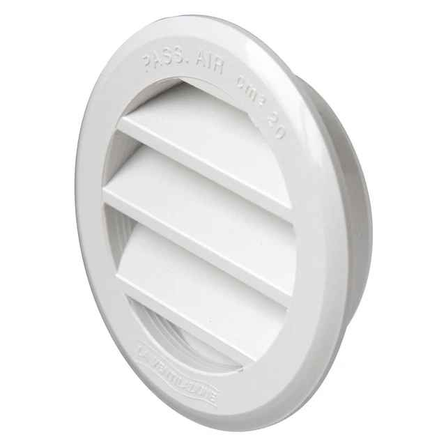Griglia Di Ventilazione Rotonda In Plastica - Copertura Per Bocchette Aria, Diametro 150mm