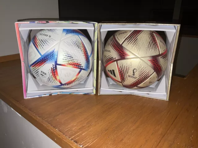 FIFA World Cup 2022 Final Adidas Al Hilm & RIHLA PRO Official Match Balls Lot