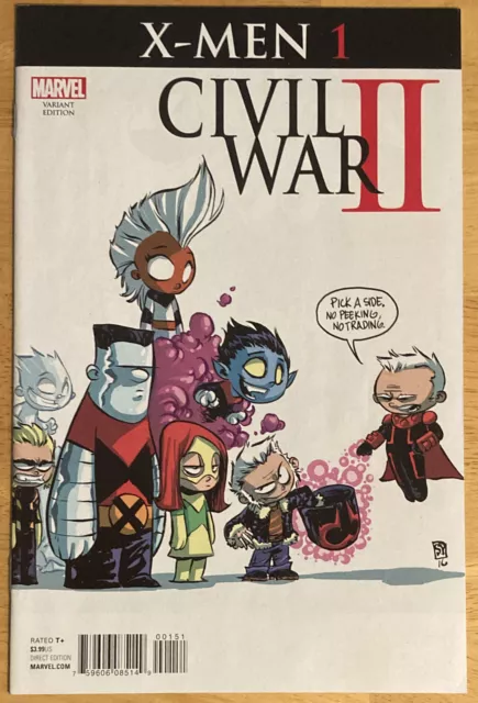 Marvel Comics CIVIL WAR II: X-MEN #1 SKOTTIE YOUNG Variant Cover