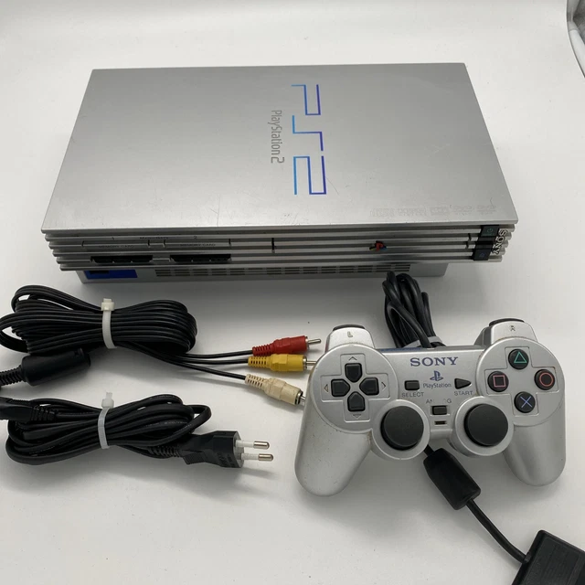 Console PlayStation 2 FAT (grosse) Sony Grise - Occasion, Fonctionne Parfaitement, Testée Et Nettoyée