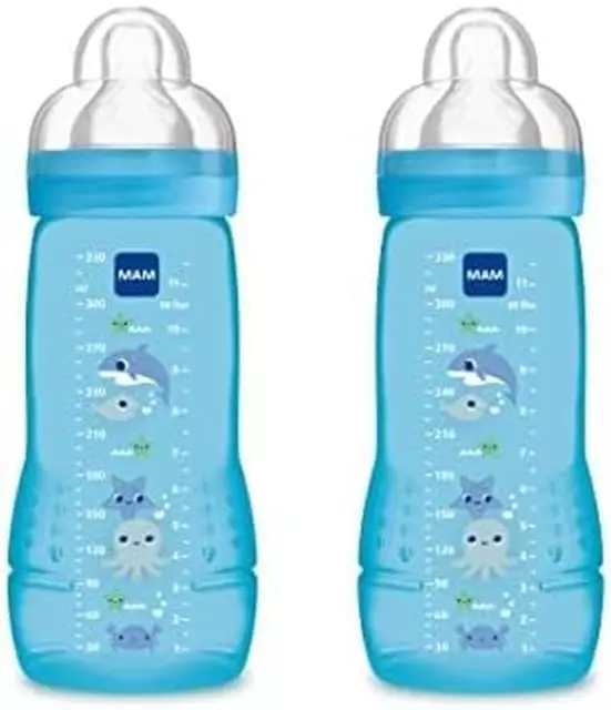 MAM BIBERON EASY Active, in Set Da 2, Con Tettarella Misura 3, Ergonomico,  4+ Me EUR 26,81 - PicClick IT