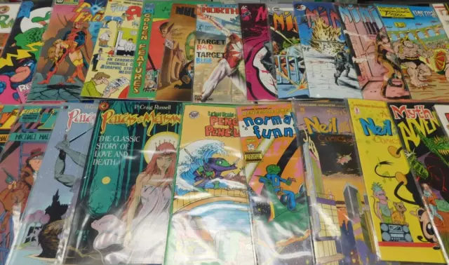 LOT of   30 INDEPENDENTS SMALL PRESS SOME FIRST ISSUES COMIC BOOKS