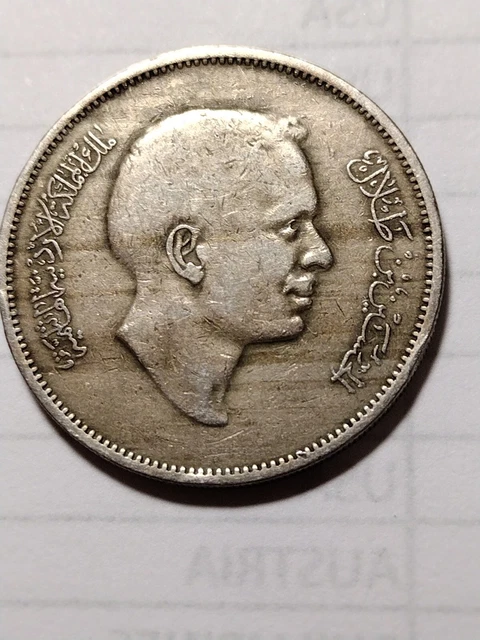 Jordan Jordanien 100 Fils 1968 Cupronickel 12g 30 mm AU Vintage Collectible #996