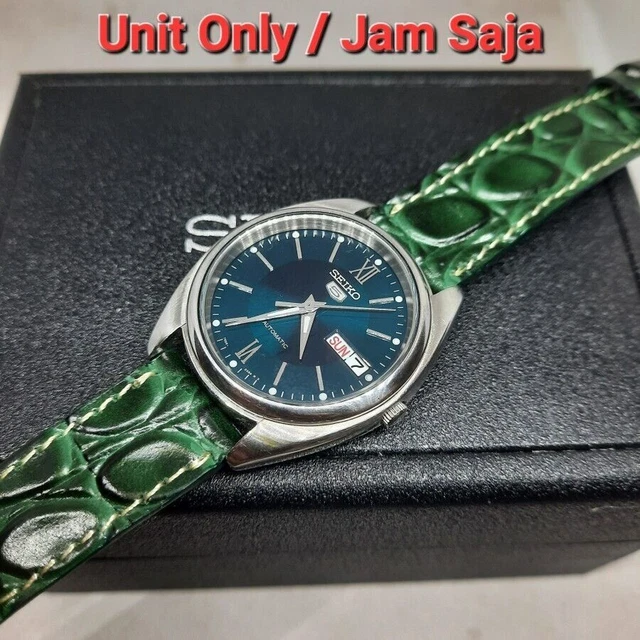 RARE SEIKO 5 Automatique SNXA21K Jade Green Day Date montre vintage SNXA21 EUR 267 93 PicClick FR