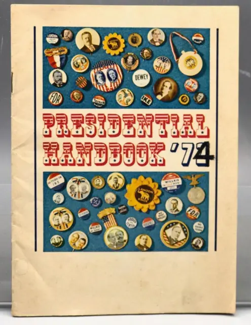 Vintage 1972 Vereinigte Staaten Präsidenten Handbook Pittsburgh Heim Spar & Loan