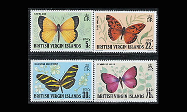 VIRGIN IS, Sc #317-19, MNH, 1977, SILVER JUBILEE, ROYALTY