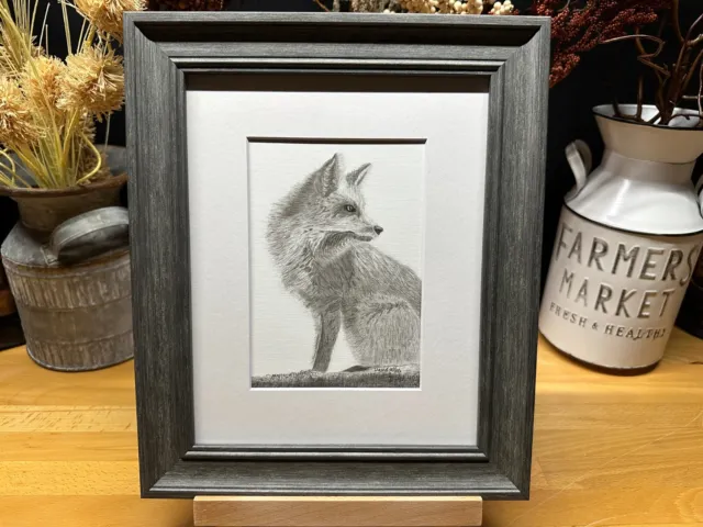 Fox ~ Master Of The Game ~ Graphite Pencil Art Sketch Drawing Picture Print