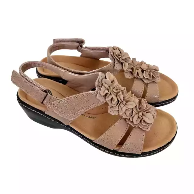CLARKS MERLIAH SHERYL Embellished Sandals Sz 6.5 $59.95 - PicClick