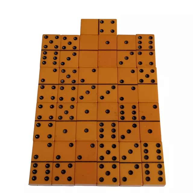 Vintage Bakelite Dominoes Lot Of 25 Butterscotch Yellow Orange Crafts Jewelry Vintage Bakelite Dominoes Lot Of 25 Butterscotch Yellow Orange Crafts Jewelry