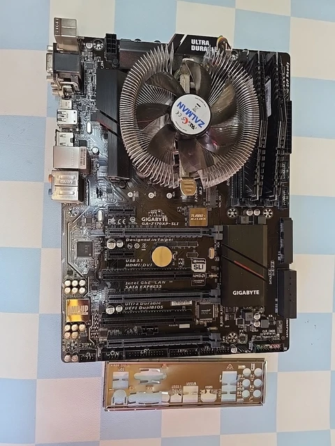 MB-29 GIGABYTE GA-Z170XP-SLI I5-6400 8Gb Of Ram Tested Good Shield