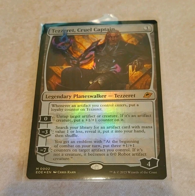 マジック：ザ・ギャザリング MTG Tezzeret, Cruel Captain EOE M 287 EOE 0287)【拡張アート版】《冷酷な船長、テゼレット/Tezzeret