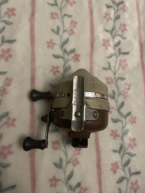 Moulinet Zebco 76 Vintage - Spincast Vert Et Blanc - Fabriqué Aux USA