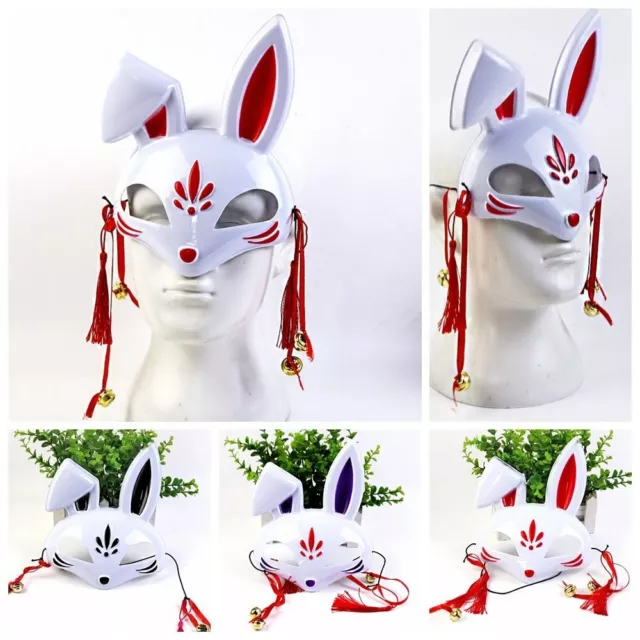 DIY Rabbit Mask Hand-painted Cospaly Mask Fashion Face Cover  Party