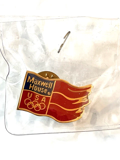 VINTAGE 1996 USA Olympic Pin Sponsor: Maxwell House Coffee $3.00 - PicClick