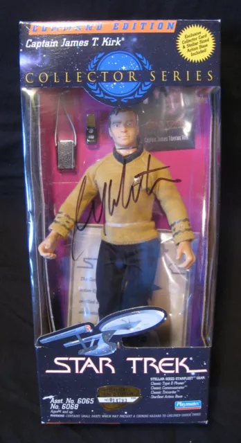 William Shatner Autographed Star Trek Collector's Series NUMBERED figure