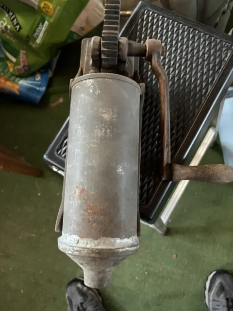 Antique Vintage Sausage Stuffer Press Cast Iron
