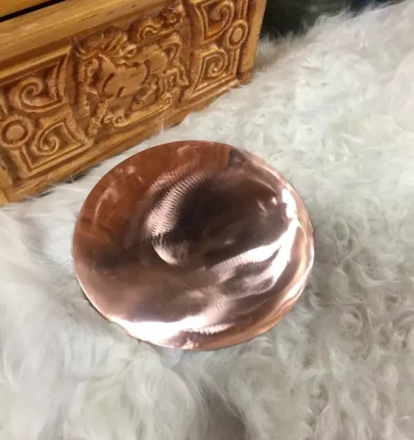 Shaman forged mirror toli/melong 5,5 cm copper Mongolia