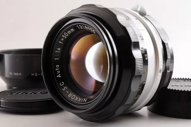 【TOP MINT】 Objectif standard NIKON NIKKOR SC Auto 50 mm F/1.4 MF +...