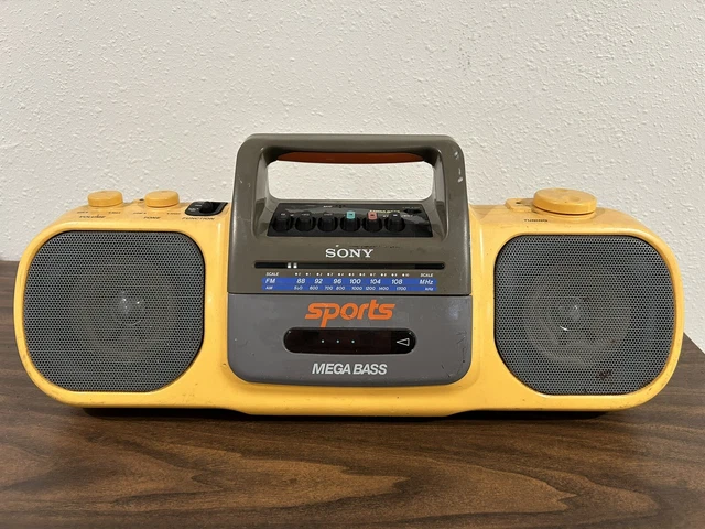 SONY SPORTS CFS-914 アダプタ付 可動品] Sony Sports ソニースポーツラジカセ CFS-914 - メルカリ