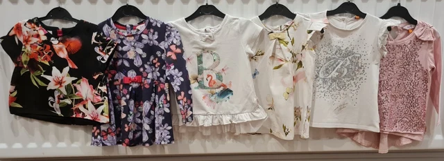 Ted Baker Girls Age 4-5 Years Bundle T Shirts Tops x 6 Items