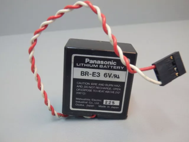 BRE3  -  PANASONIC  -  BR-E3  /  Lithium battery  6V   USED 2