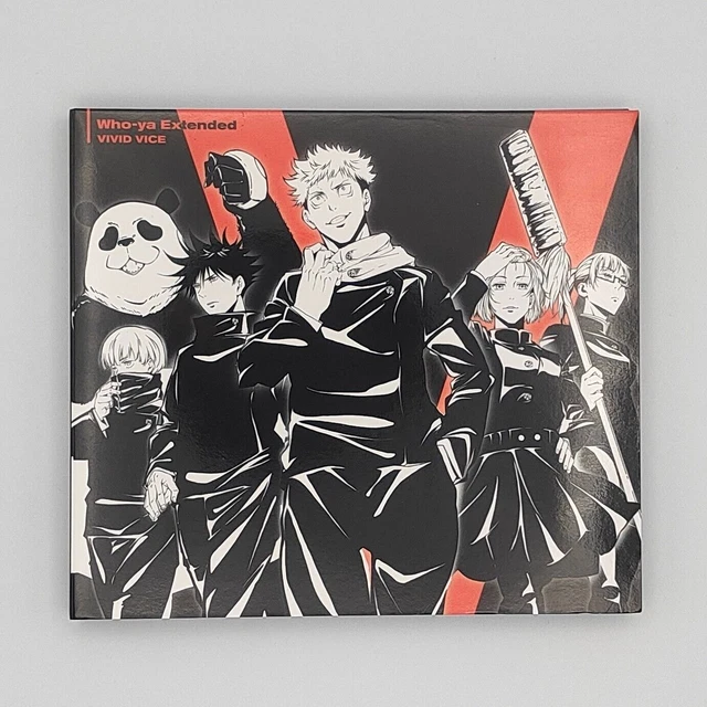 Who-ya Extended VIVID VICE Limited w/ DVD Jujutsu Kaisen Song 2021 Music CD