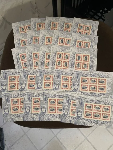 2013 Inverted Jenny sheet, Sc# 4806, 25 Sheets of six $2 stamps.  $300 face.