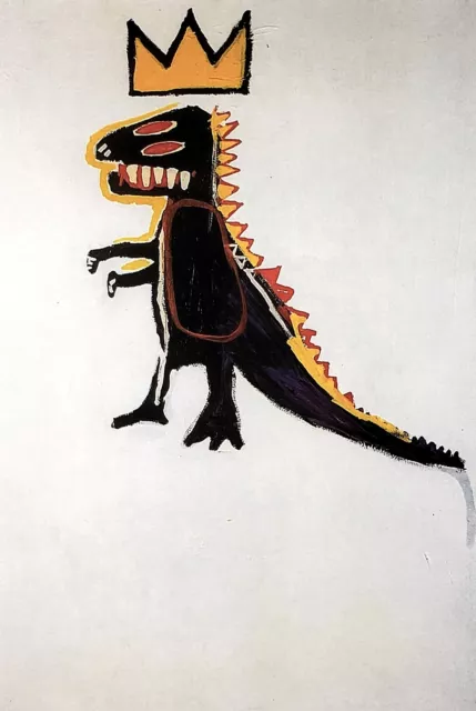 Jean-Michel Basquiat Pez Dispensador '84 Trex Dinosaurio Tiranosaurio Rex Arte