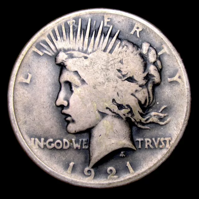 1921 Peace Dollar Silver  ----  Nice Coin ---- #155P