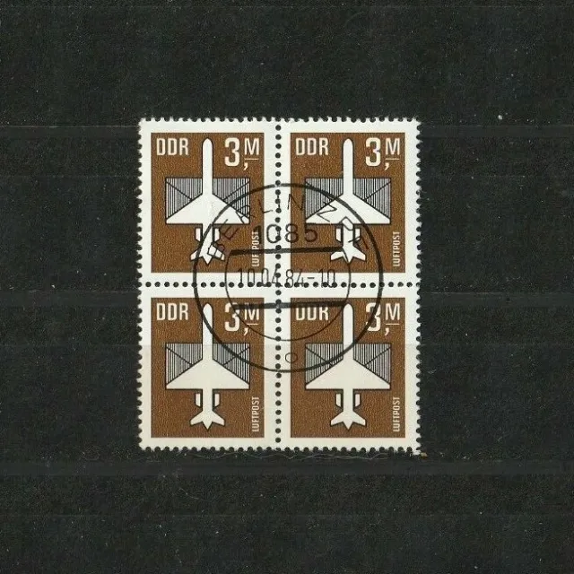 DDR - 4er Block Mi. Nr. 2868  " Flugpostmarke " Gestempelt, 10.04.1984 , BERLIN